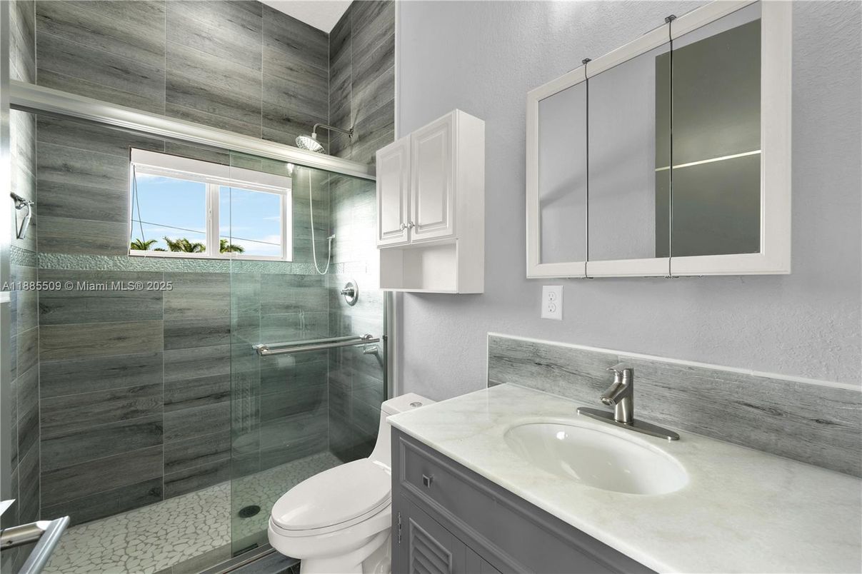 Bathroom, Glass Shower, Interior