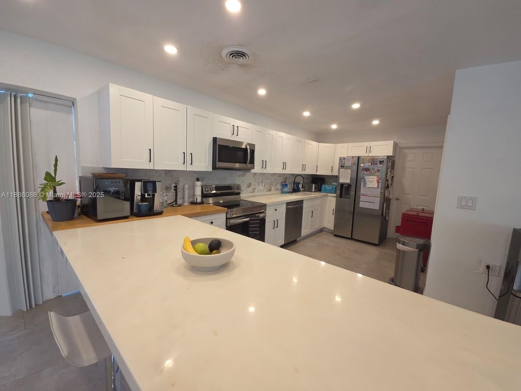 Interior, Kitchen, Recessed Lighting, Stainless Steel Appliances