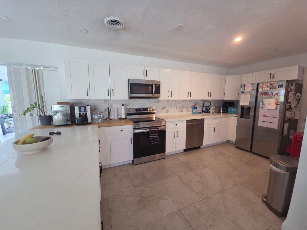 Interior, Kitchen, Recessed Lighting, Stainless Steel Appliances