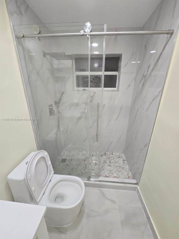 Bathroom, Glass Shower, Interior, Marble, Marble Walls