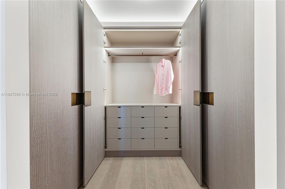 Interior, Walk-in Closets, Wood Texture Flooring