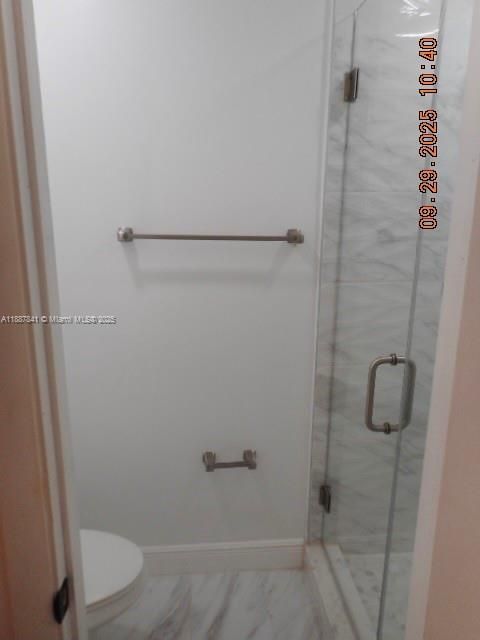 Bathroom, Glass Shower, Interior, Marble