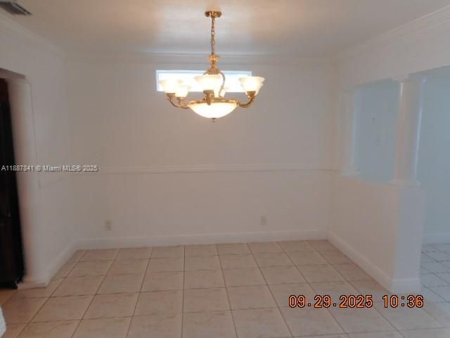 Chandelier, Empty room, Interior