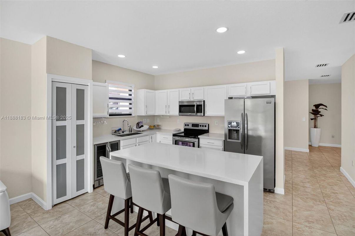 Interior, Kitchen, Recessed Lighting, Stainless Steel Appliances