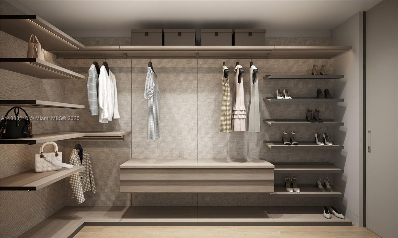 Interior, Walk-in Closets