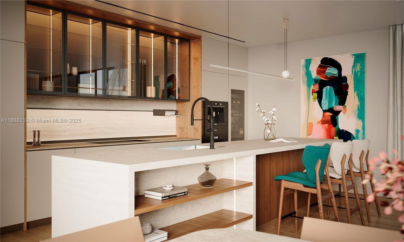 Interior, Kitchen, Pendant Lights