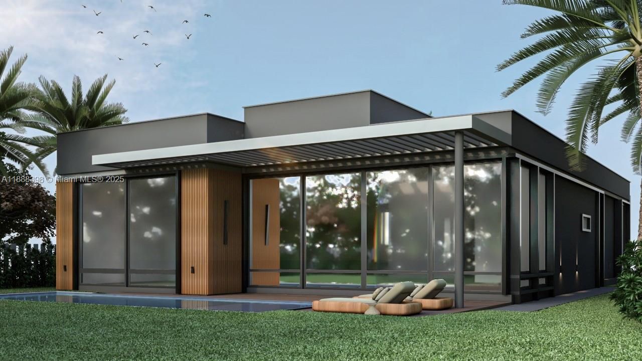 Backyard, Exterior, Facade, Modern