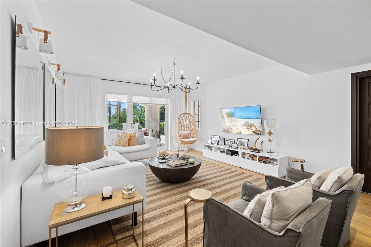 Chandelier, Interior, Living room, Wood Texture Flooring