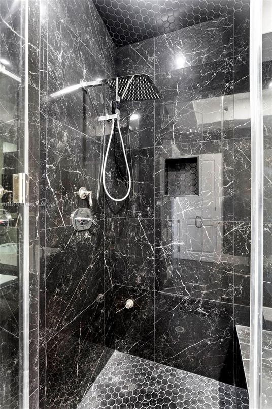 Bathroom, Interior, Marble Walls