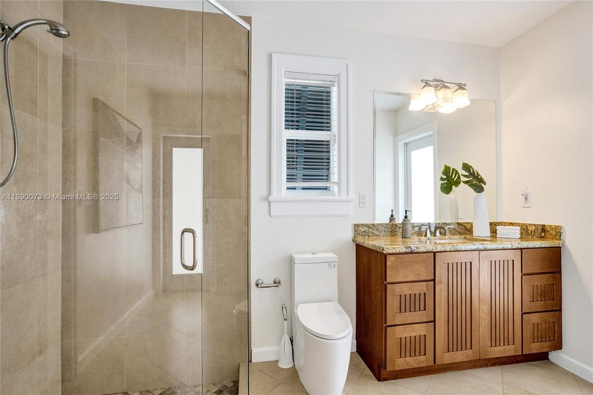 Bathroom, Glass Shower, Interior