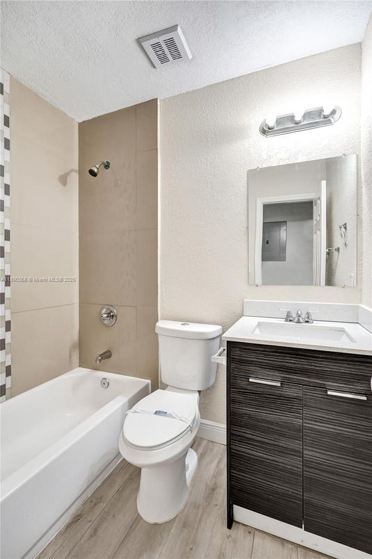 Bathroom, Interior, Wood Texture Flooring