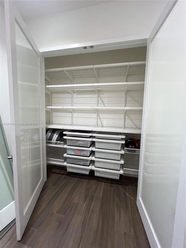 Interior, Walk-in Closets, Wood Texture Flooring