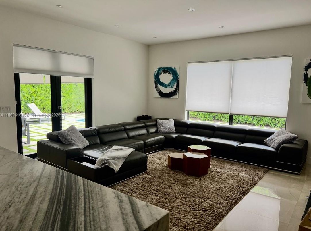 Interior, Living room, Recessed Lighting