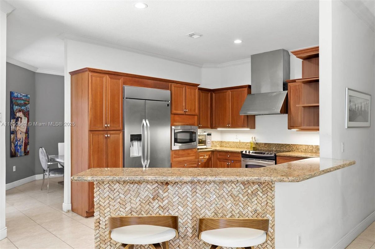 Interior, Kitchen, Recessed Lighting, Stainless Steel Appliances