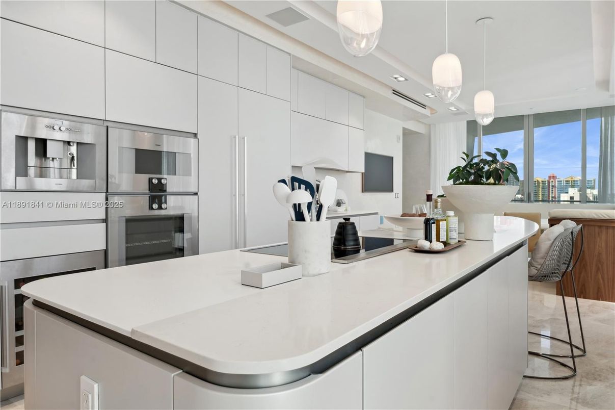 Interior, Kitchen, Pendant Lights, Recessed Lighting, Stainless Steel Appliances, Water