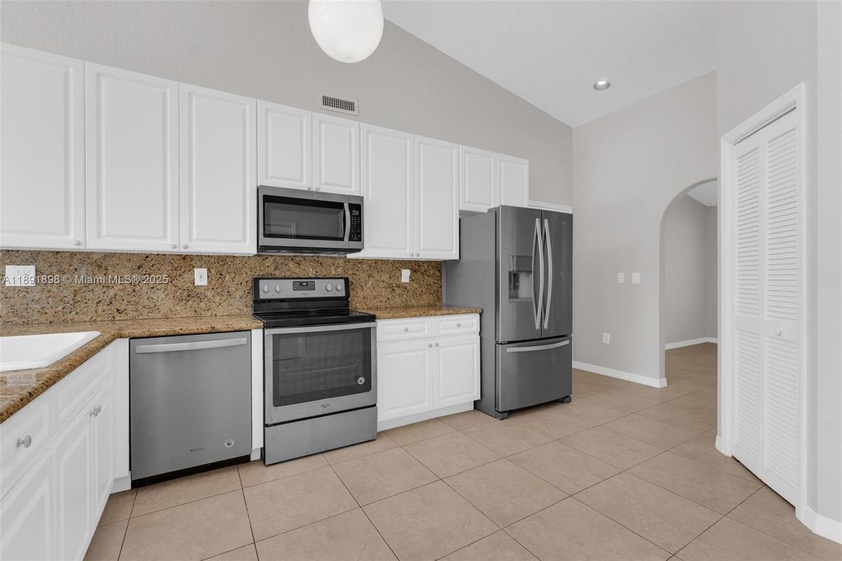 Interior, Kitchen, Recessed Lighting, Stainless Steel Appliances