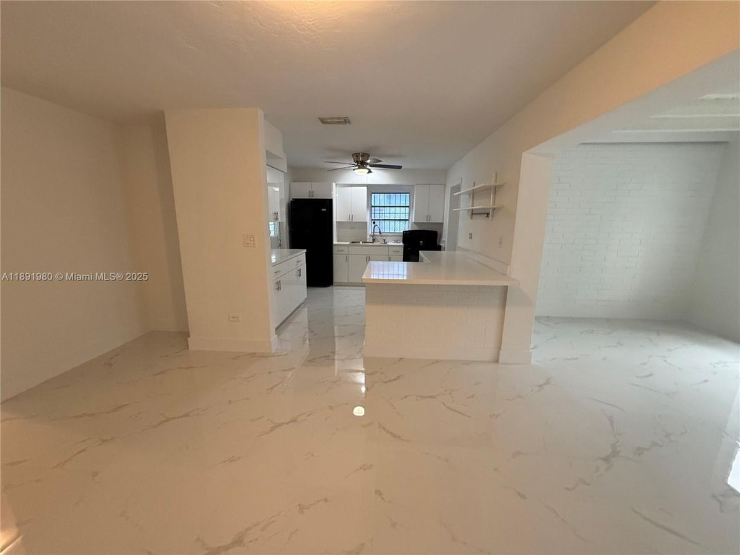 Empty room, Interior, Kitchen, Marble