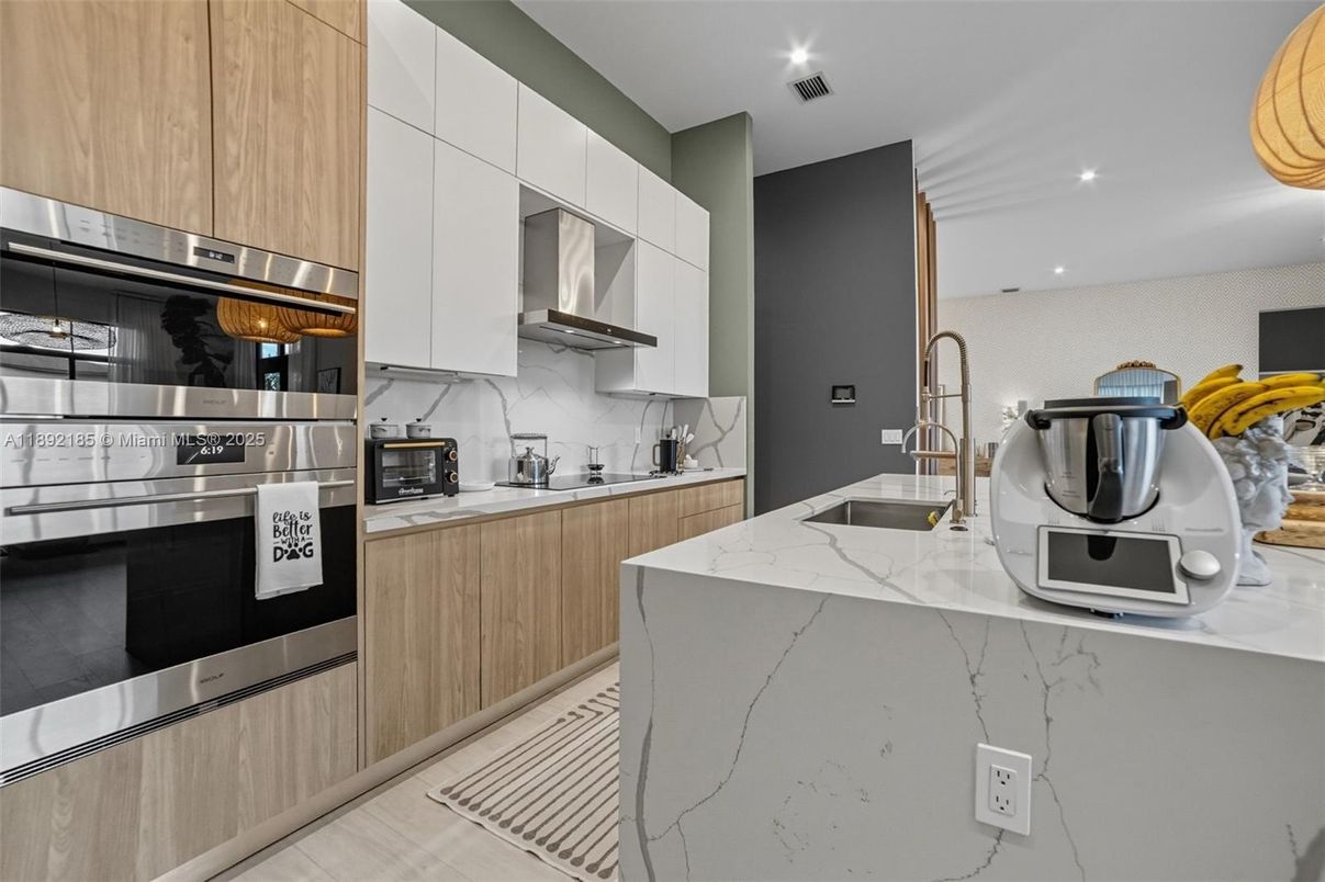 Interior, Kitchen, Recessed Lighting, Stainless Steel Appliances