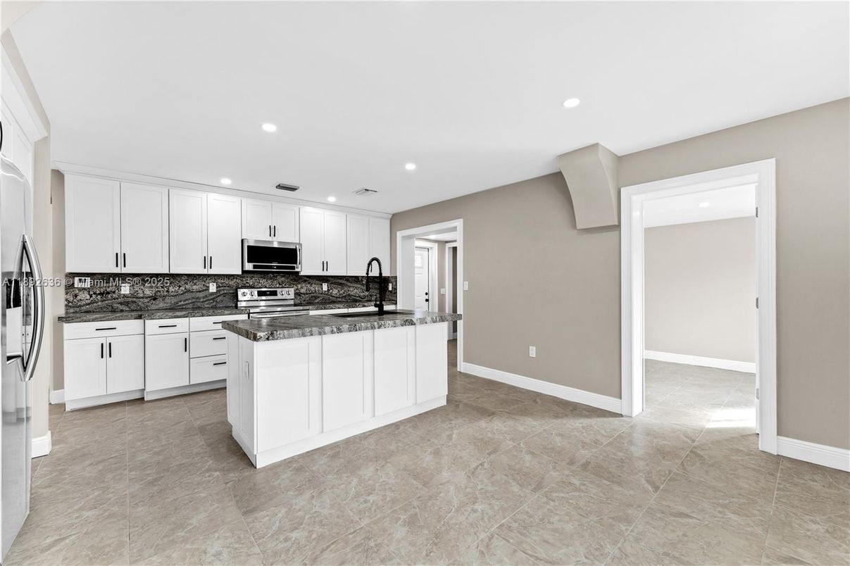 Interior, Kitchen, Recessed Lighting, Stainless Steel Appliances