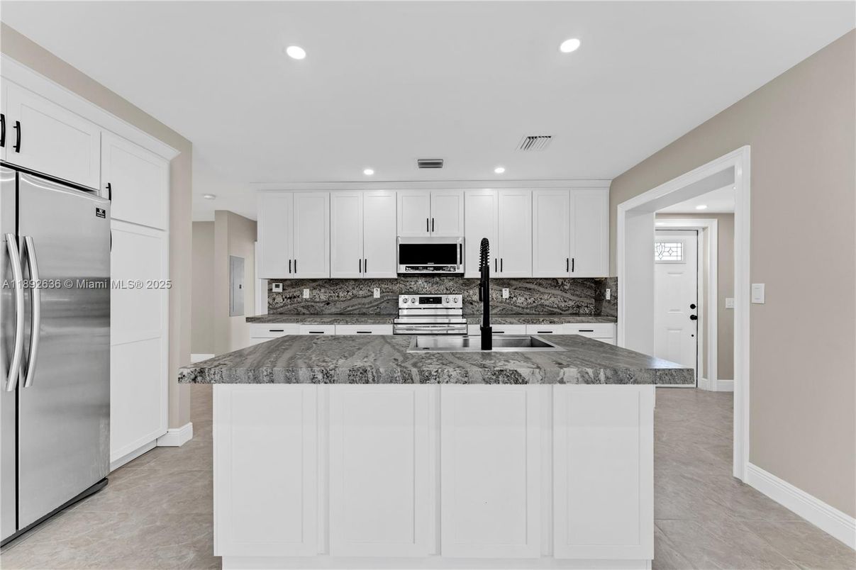 Interior, Kitchen, Recessed Lighting, Stainless Steel Appliances