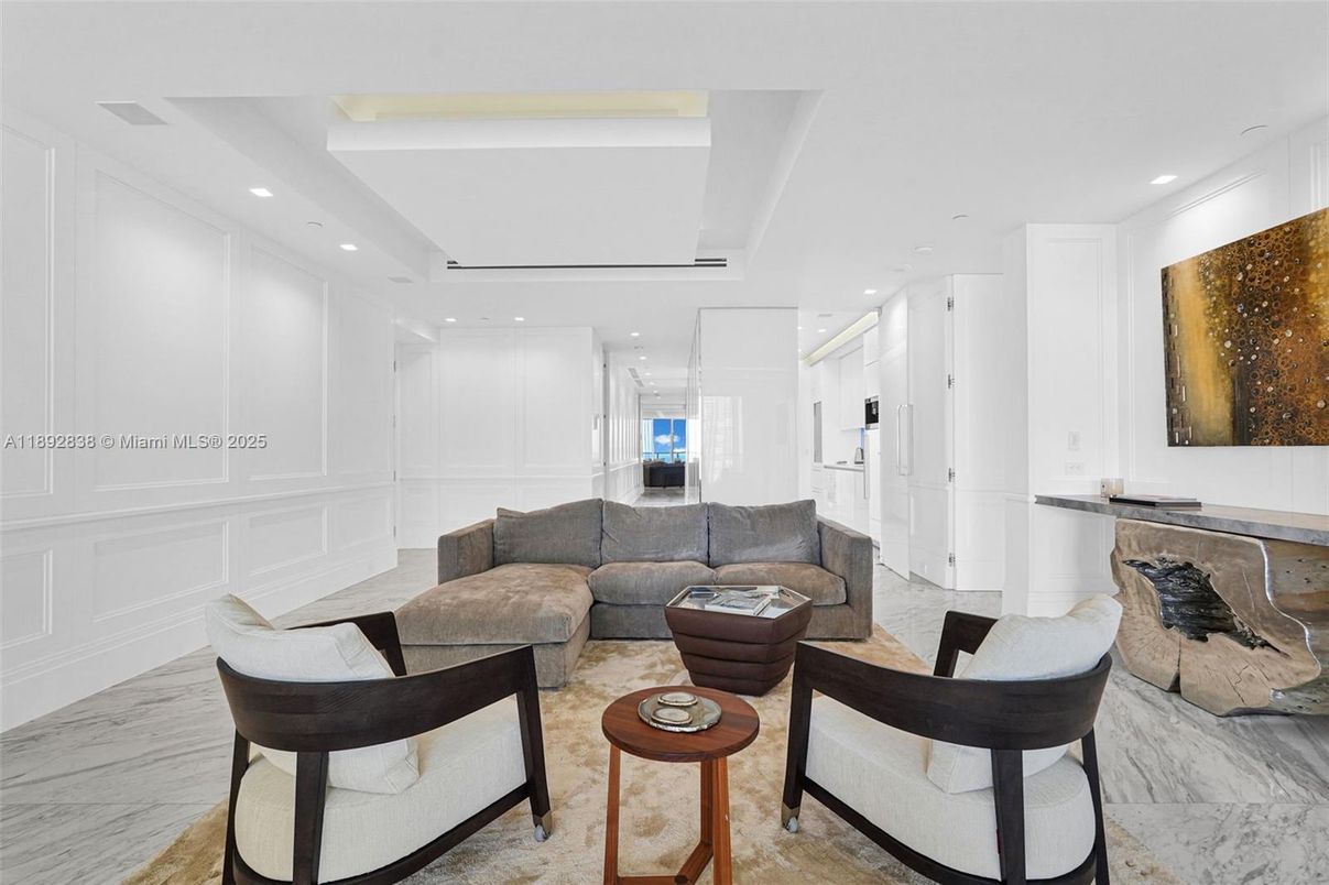 Interior, Living room, Marble, Recessed Lighting