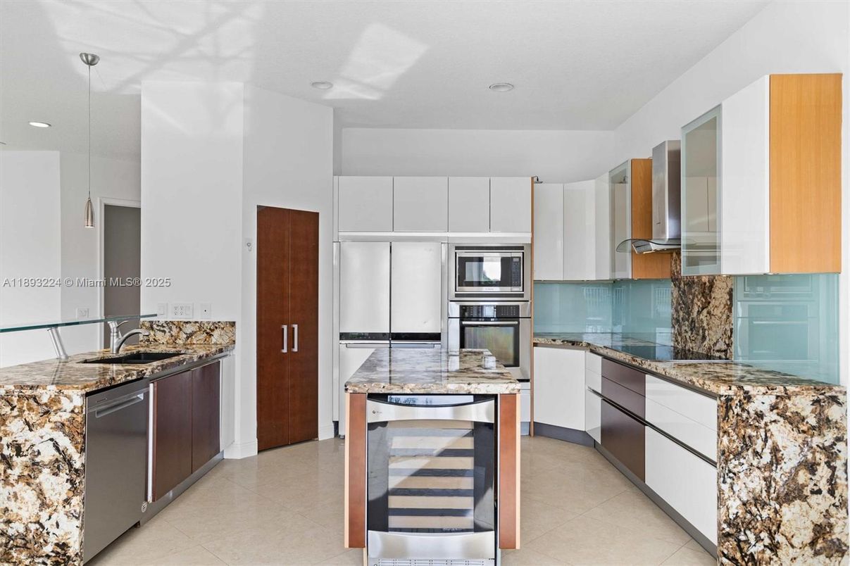 Interior, Kitchen, Recessed Lighting, Stainless Steel Appliances