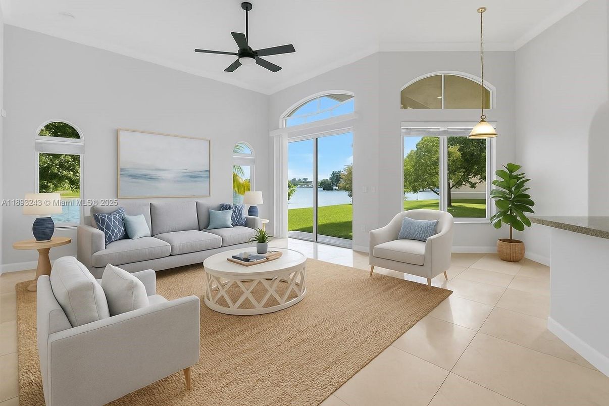 Interior, Living room, Pendant Lights, Water