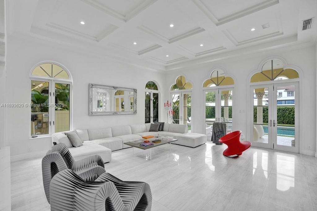 Interior, Living room, Recessed Lighting