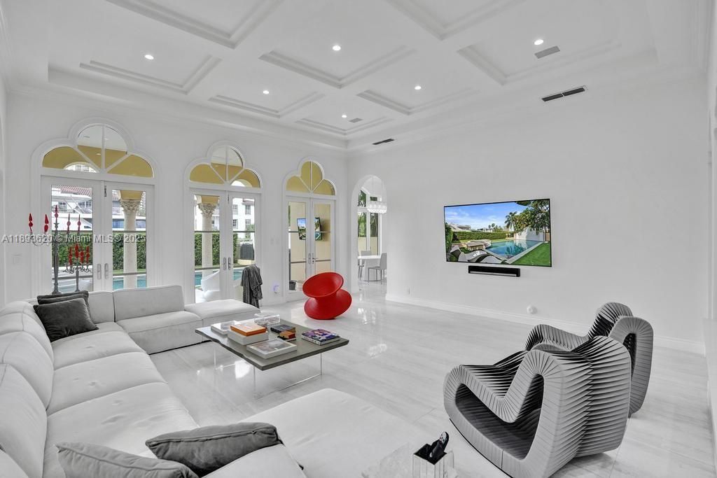 Interior, Living room, Recessed Lighting