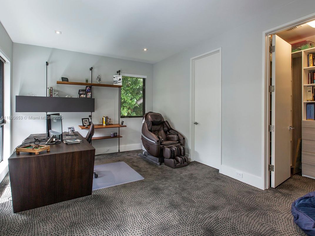 Home Office, Interior, Recessed Lighting