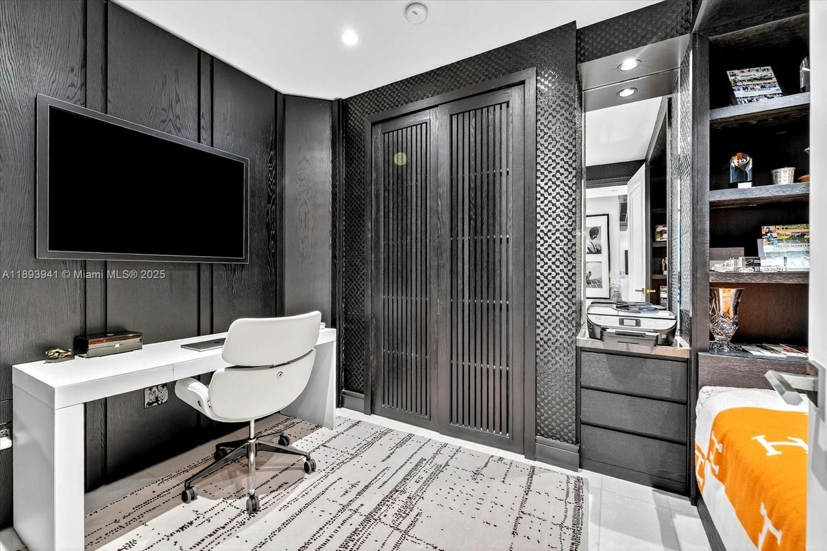 Home Office, Interior, Recessed Lighting