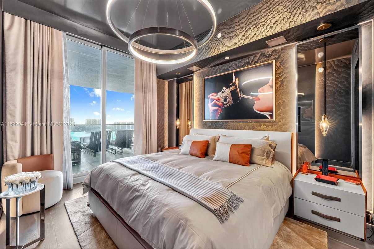 Bedroom, Interior, Water, Wood Texture Flooring