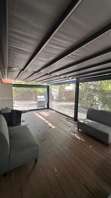 Interior, Sun Room, Wood Texture Flooring