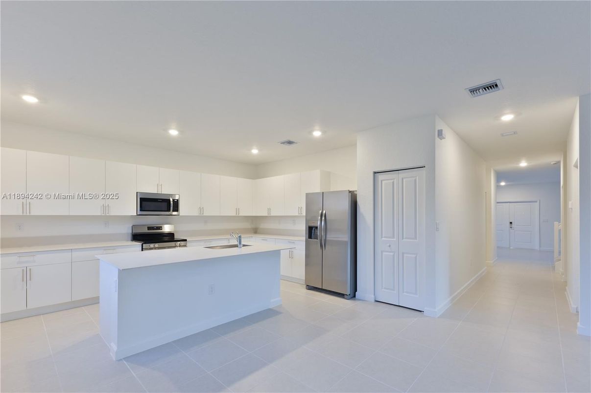 Interior, Kitchen, Recessed Lighting, Stainless Steel Appliances