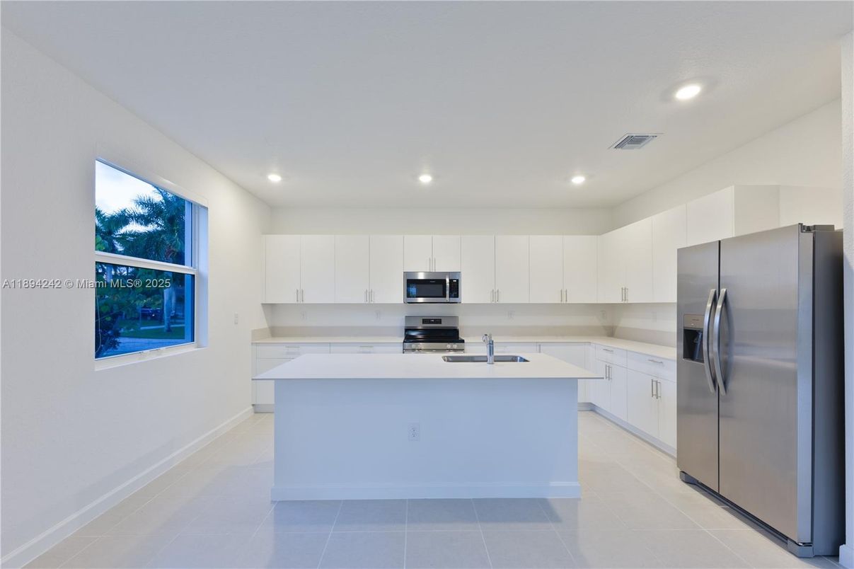 Interior, Kitchen, Recessed Lighting, Stainless Steel Appliances