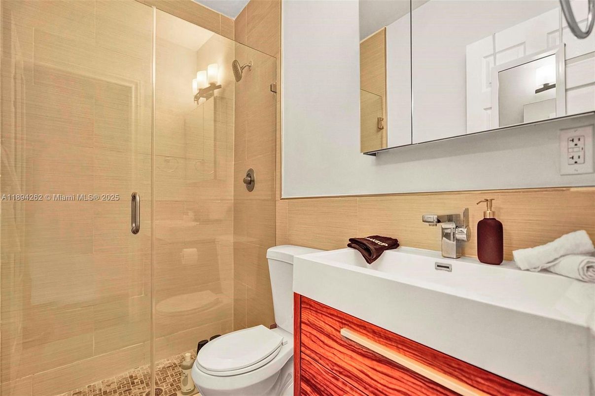 Bathroom, Glass Shower, Interior