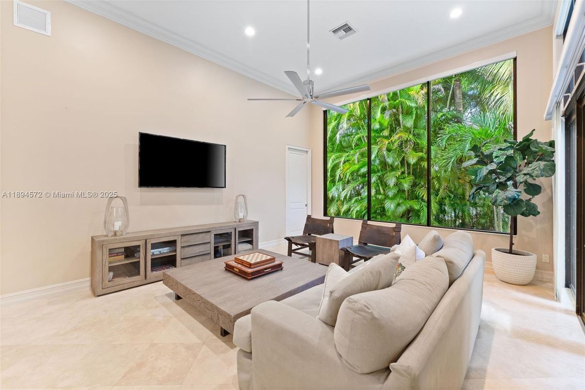 Interior, Living room, Recessed Lighting