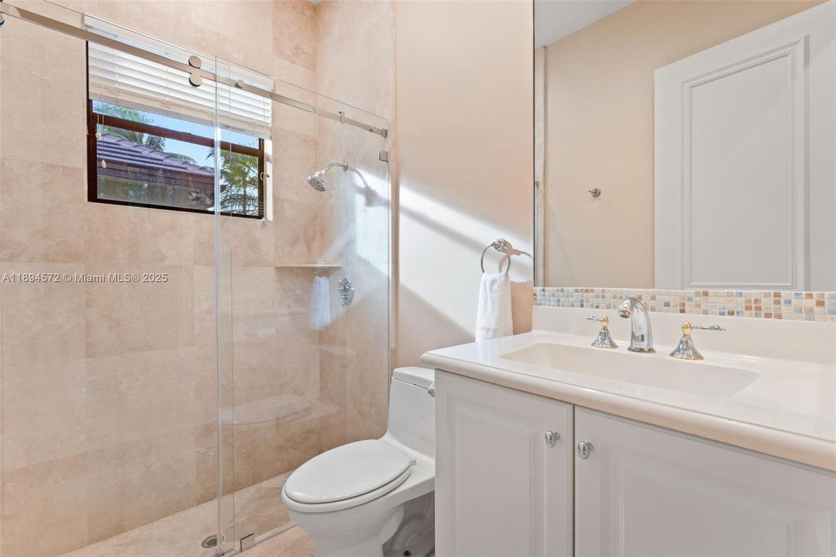 Bathroom, Glass Shower, Interior