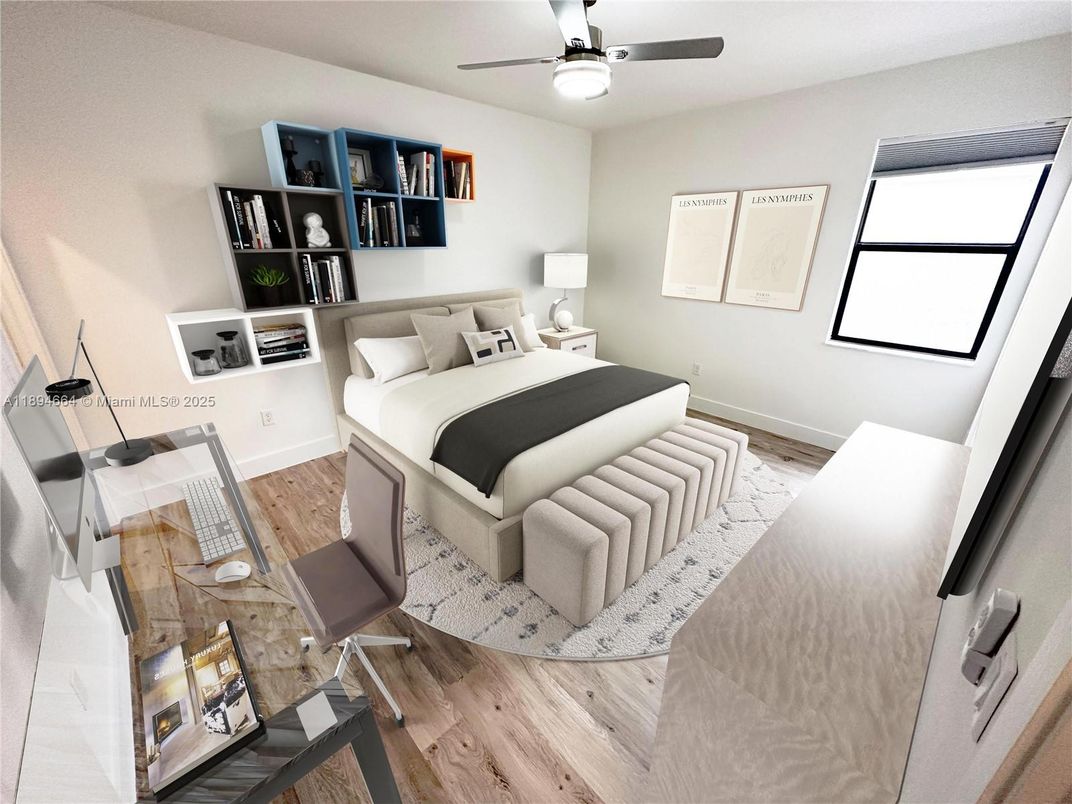 Bedroom, Interior, Wood Texture Flooring