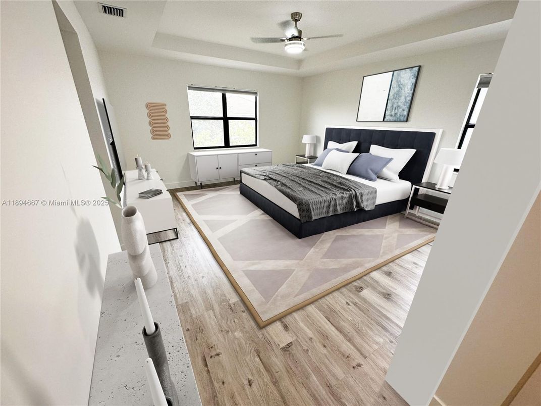 Bedroom, Interior, Wood Texture Flooring