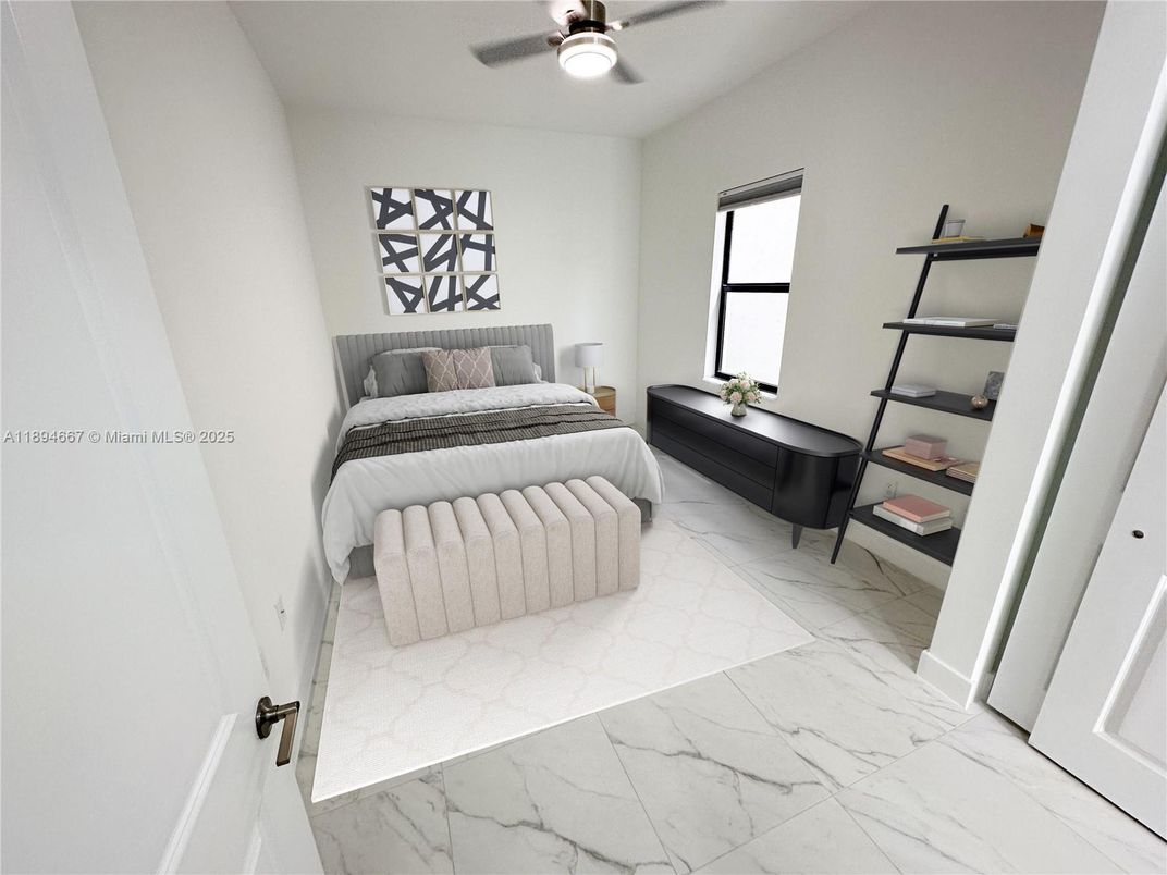 Bedroom, Interior, Marble