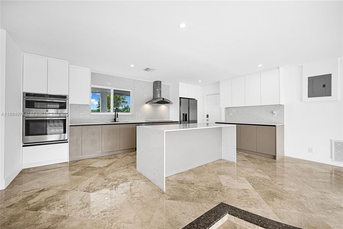 Interior, Kitchen, Recessed Lighting, Stainless Steel Appliances