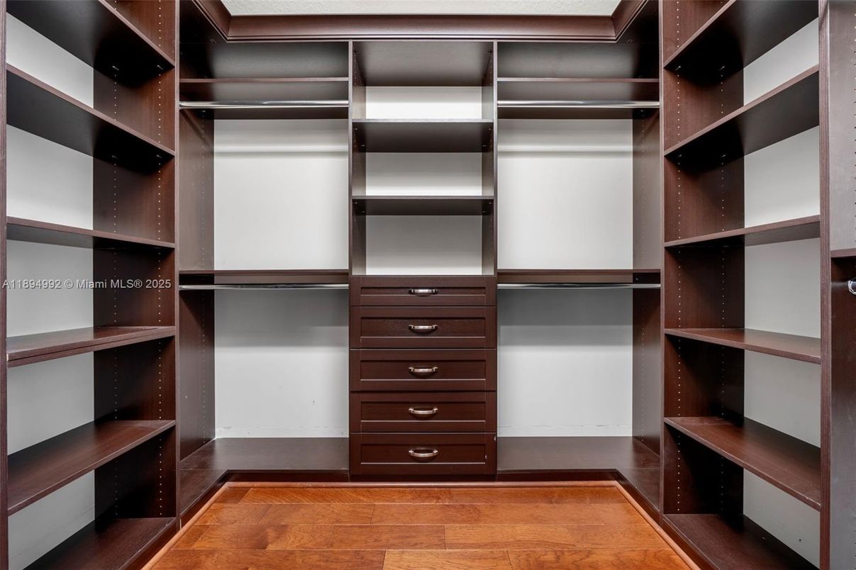Interior, Walk-in Closets, Wood Texture Flooring
