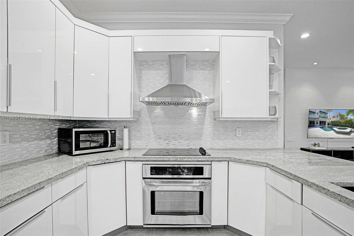 Interior, Kitchen, Recessed Lighting, Stainless Steel Appliances