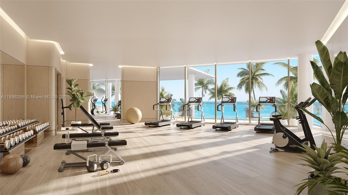 Fitness Equipment, Gym, Interior, Water, Wood Texture Flooring