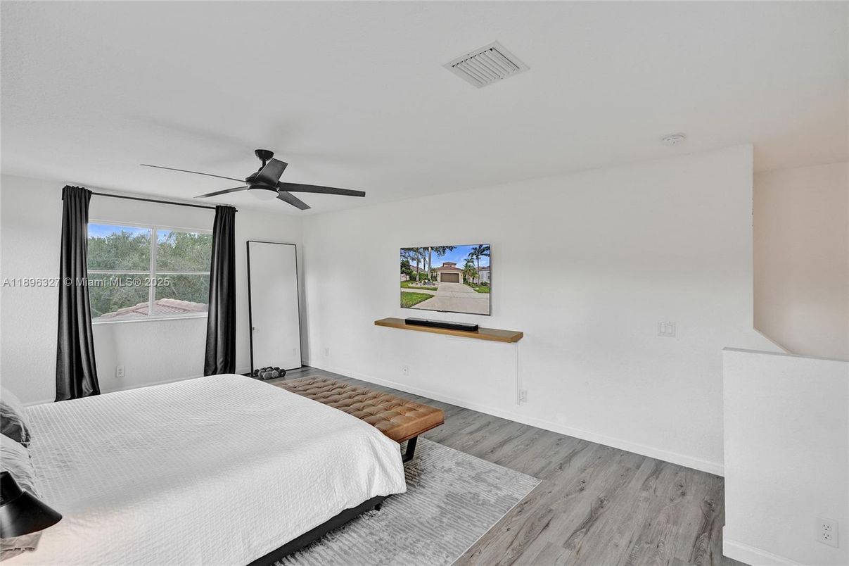 Bedroom, Interior, Wood Texture Flooring