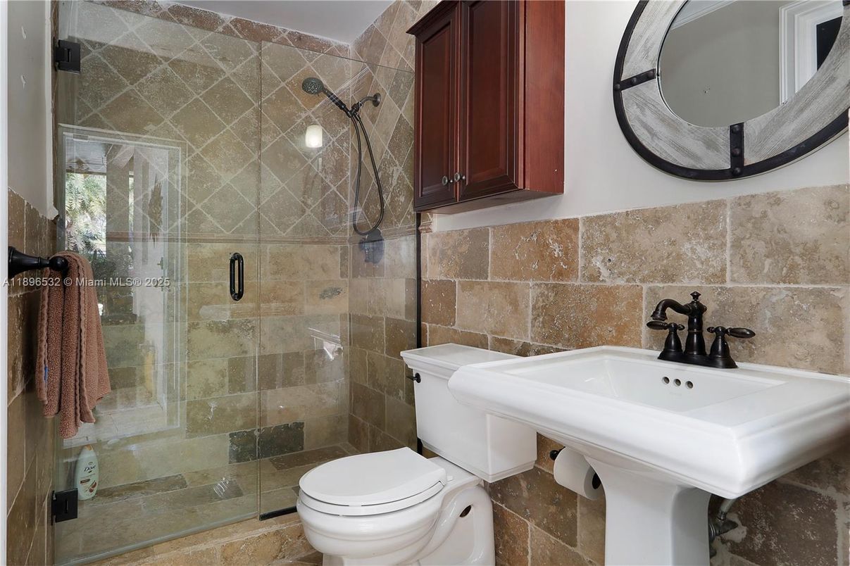 Bathroom, Glass Shower, Interior