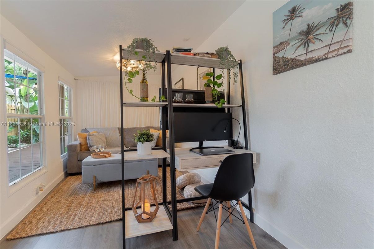 Home Office, Interior, Wood Texture Flooring