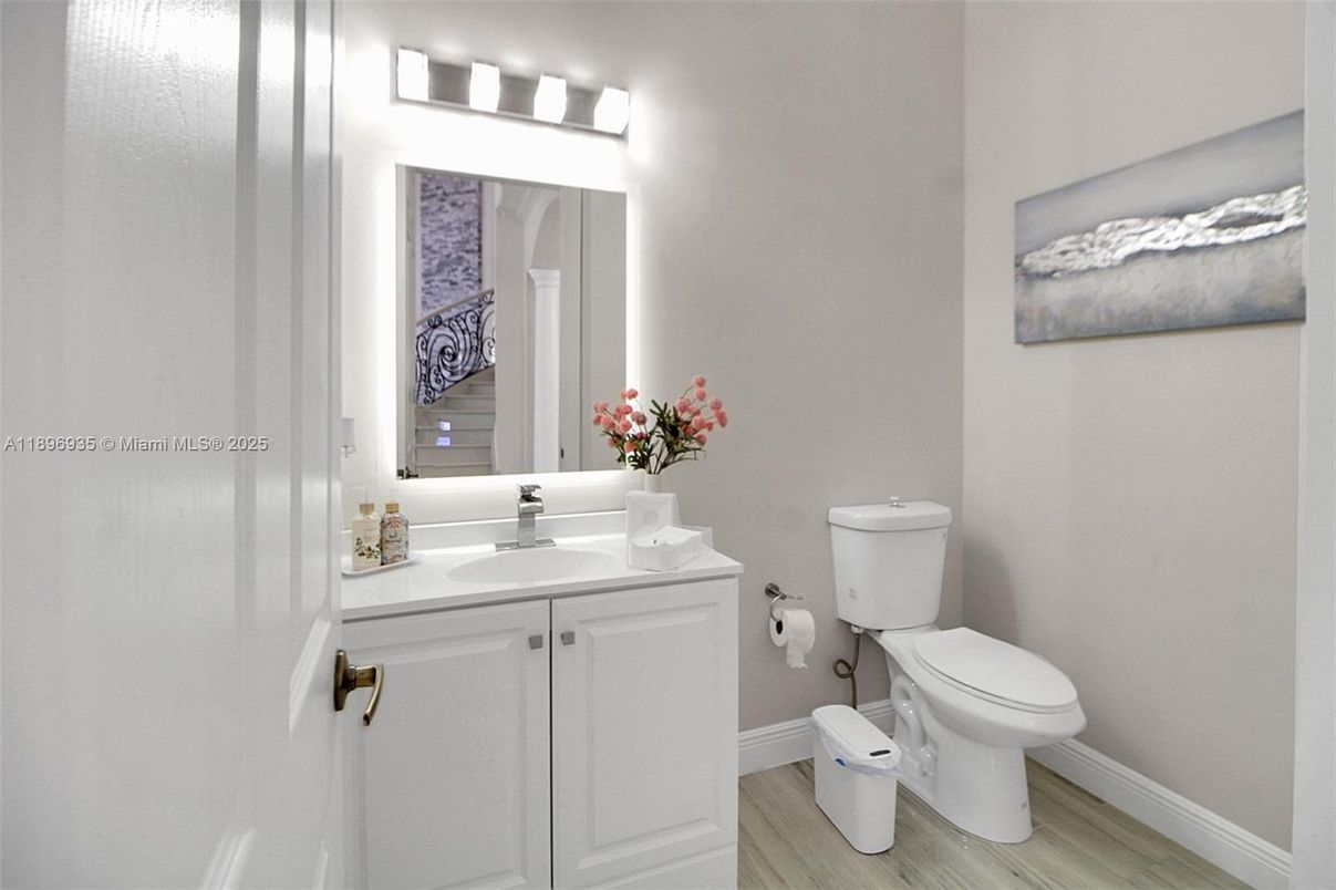 Bathroom, Interior, Wood Texture Flooring