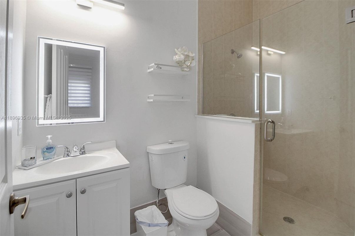 Bathroom, Glass Shower, Interior